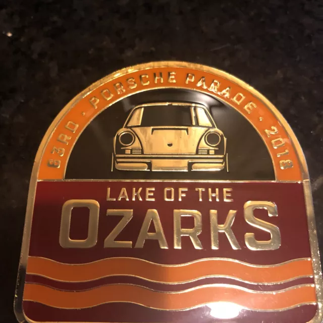 Blowout Awesome Porsche Parade 2018 Lake Of The Ozarks Grill Badge