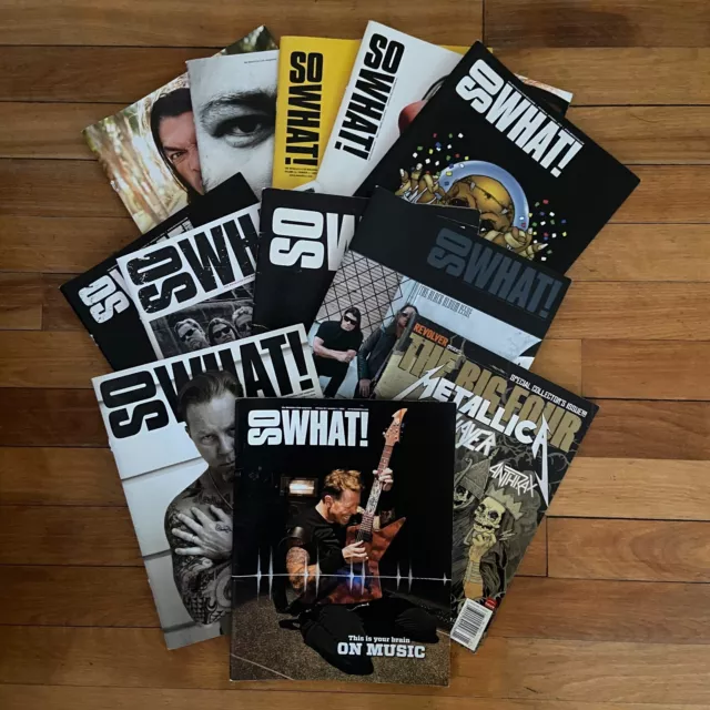 So What! The Metallica Club Magazine 11 Lot & Revolver Special Collector's Issue