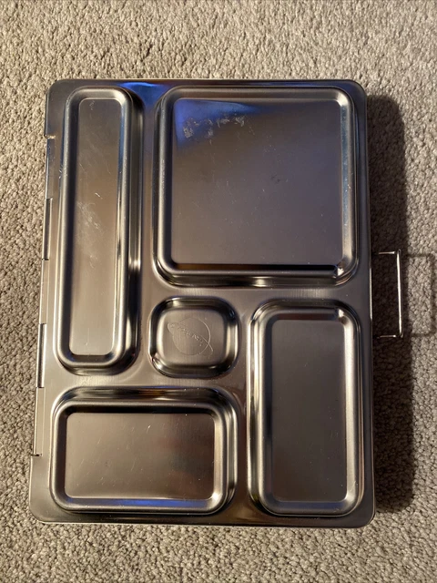 PLANETBOX Rover Stainless Steel Metal 5 Compartments Bento LUNCH BOX Planet Box PLANETBOX Rover Stainless Steel Metal 5 Compartments Bento LUNCH BOX Planet Box