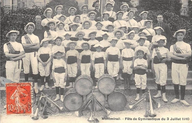 CPA 51 MONTMIRAIL GYMNASTICS PARTY JULY 3, 1910 (read back