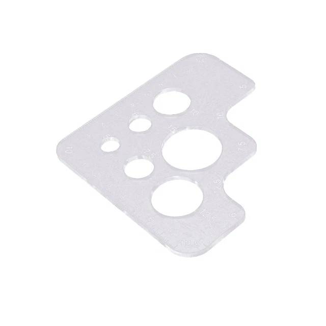 Zum Selbermachen Lederhandwerk Essential hochwertiges Acryl Präzisionsrundes Lineal