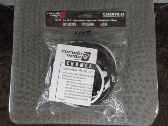 CERWIN VEGA CHDMCA 96-13 H-D TOURING 5.25" to 6.5" SPEAKER ADAPTERS ADAPTER RING