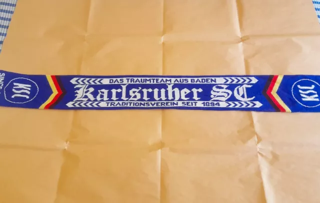Sciarpa calcio KARLSRUHE ( Germania ) Anni 80/90