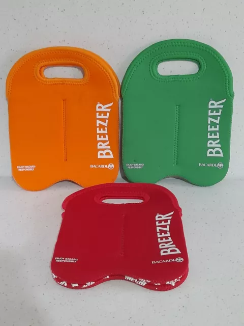 Bacardi Breezer  drink Cooler bag ( 4 bottles ) Carrier Bag  Rum Promotional