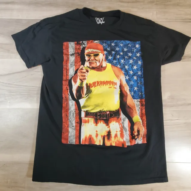 Hulk Hogan Hulkamania Shirt Medium Est 1984 Graphic WWE Wrestling Mad Engine