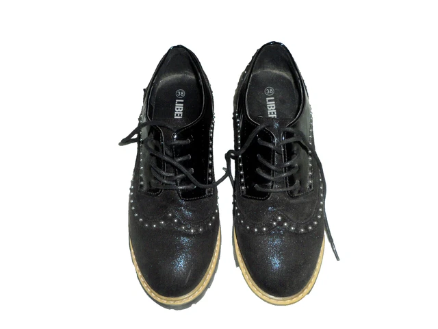 Chaussures Femme Liberto T35 - Noir Ou Bleu Marine - Cuir, Occasion Avec Légère Usure
