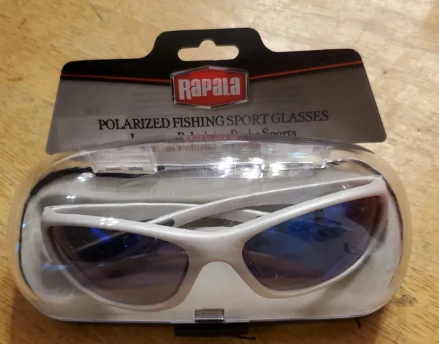 Rapala Polarized Fishing Sport SunGlasses 100% UV Protection - Silver