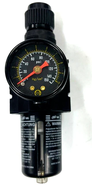 INGERSOLL RAND ARO P29122-100 Air Filter Regulator 1/4 " with gauge 0-150 psi