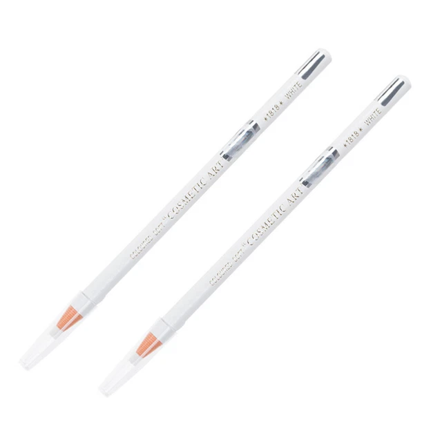 2 Pcs Pencil Eyebrow Filler Makeup Highlighter No Smudge