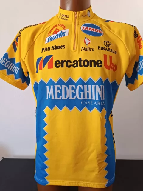 Maglia Shirt Ciclismo Vintage Mercatone Uno Medeghini Pinarello Tg Xxxl