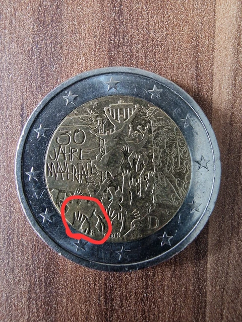 2 Euro Münzen Wert 30 Jahre Mauerfall 2 EURO MÜNZE 30 Jahre Mauerfall 2019 Deutschland Fehlprägung