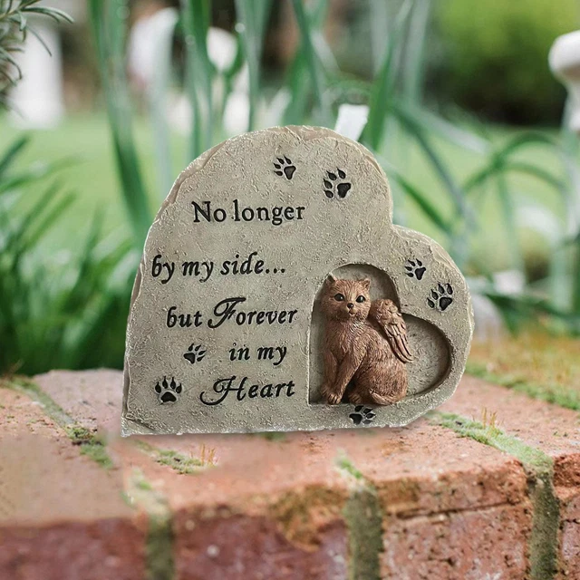 Cat Memorial Stone Pet Loss Sympathy Remembrance Gifts Cat Tombstone Cat Marker