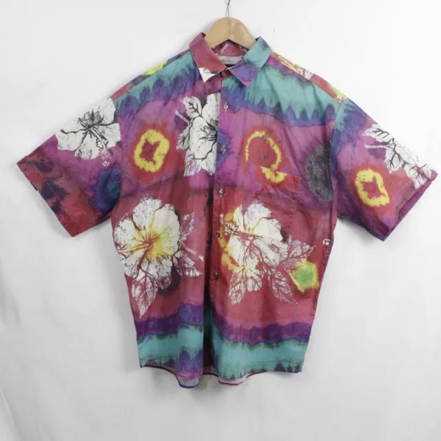 Camicia Australian floreale multicolore taglia XXL da uomo