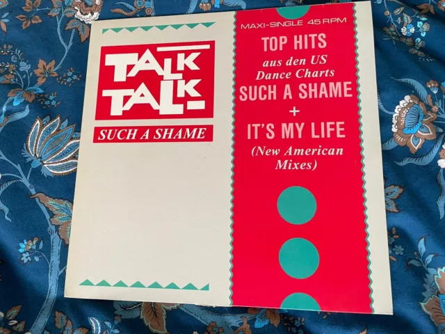 Talk Talk Such A Shame Maxi Single Vinyl US Mix 🤩