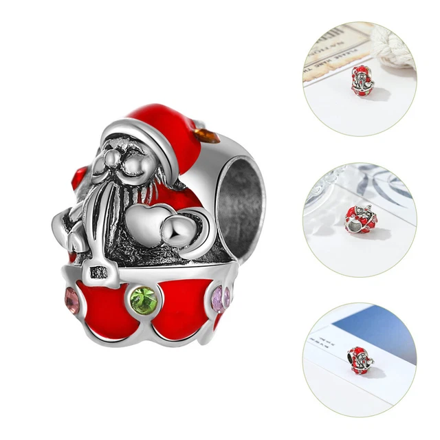 5 Pcs Père Noël Perles En Vrac Rural De Boucle D'oreille Décor Champêtre