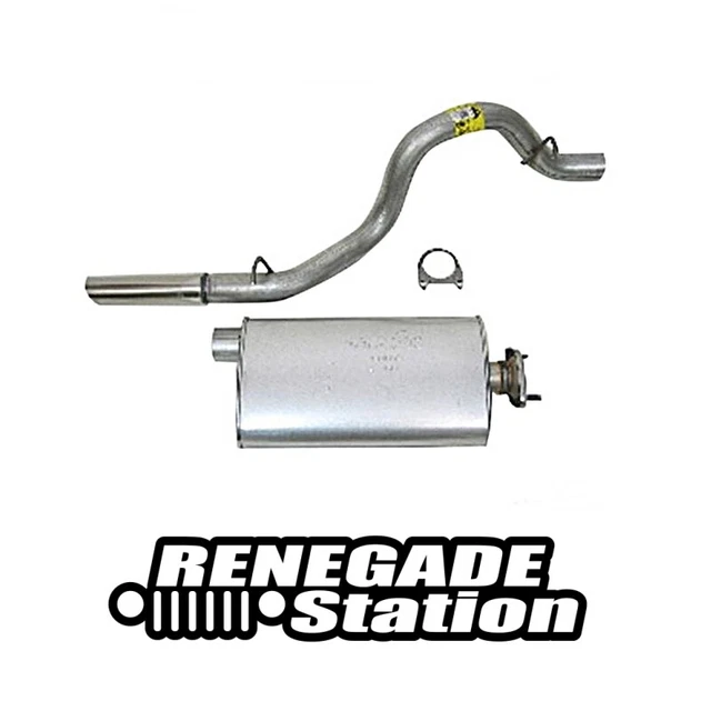 Silencieux D'échappement Inox Jeep Wrangler JK 3,6l V6 (black Coated