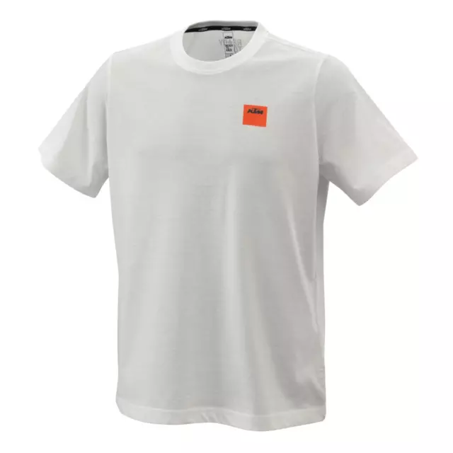 KTM "Pure Racing" Unisex T-Shirt (X-Large-White) - 3PW220041805