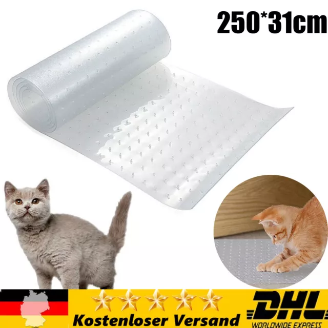 Bodenschutzmatte  Für Teppichböden Bürostuhlunterlage Katzen-Teppich Schutz