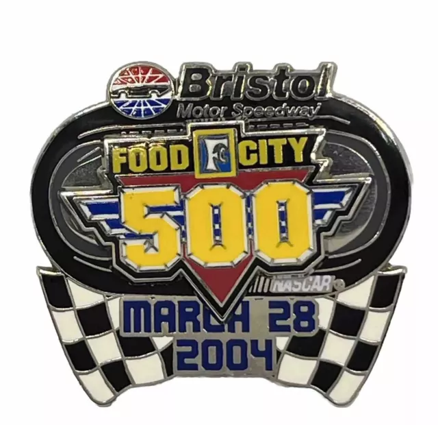 2004 Food City 500 Bristol Speedway Tennessee NASCAR Race Racing Lapel Pin