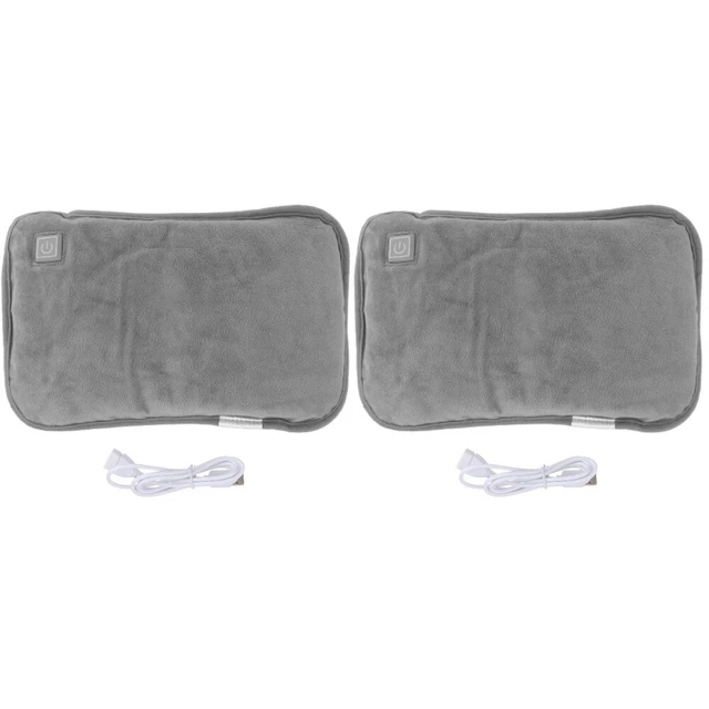 2 PIEZAS Calentador de Mano Eléctrico Calentador de Mano Botella de Agua Recargable Regalo Calentador USB