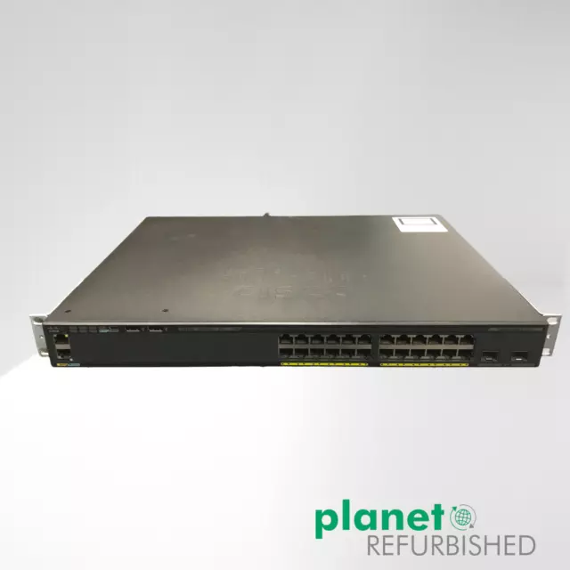 ✅WS-C2960X-24PD-L Cisco Catalyst 2960-X 24 GigE PoE 370W, 2 x 10G SFP+,...