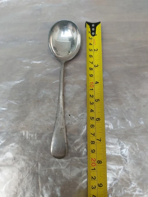 vintage silver plated A1 desert/soup spoon set
