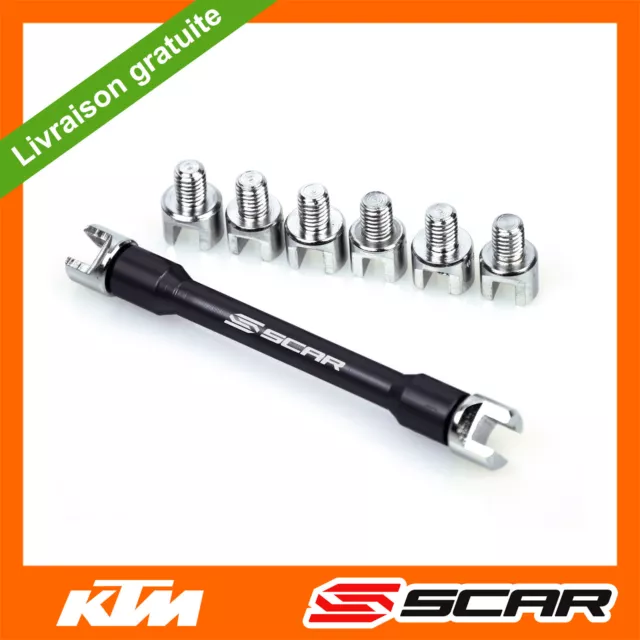 Cle A Rayons Universel Pour Ktm Sx Sxf Excf 65 85 125 150 250 350 450 500 Scar