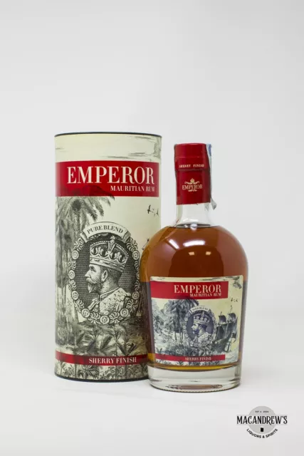 Mauritian Rum EMPEROR Sherry Finish con Tubo