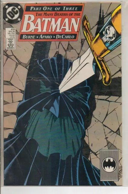 DC Comics Batman #433 May 1989 Many Deaths Of The Batman NM-