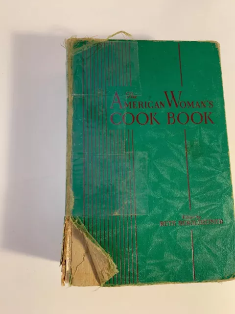 The American Woman's Cook Book 1940 WWII Era