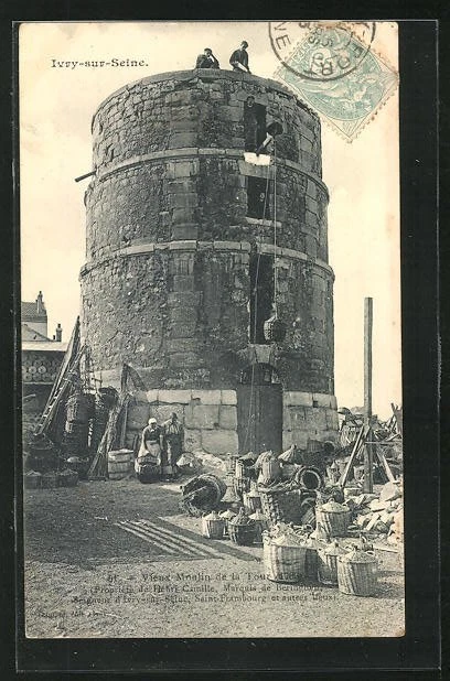 CPA Ivry-sur-Seine, Vieux Moulin de la Tour 1905
