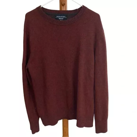 BANANA REPUBLIC MENS Merino Wool Blend Sweater, Xl $18.00 - PicClick