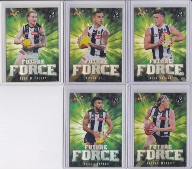 2024 Select AFL Footy Stars - Future Force - Collingwood Magpies Card Bundle