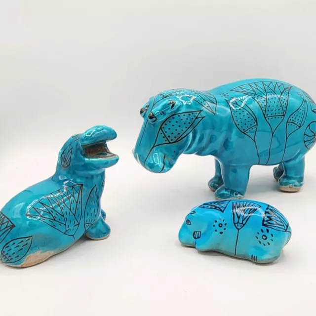 MMA Metropolitan Museum of Art Blue William The Hippo Egyptian Figurine Trio