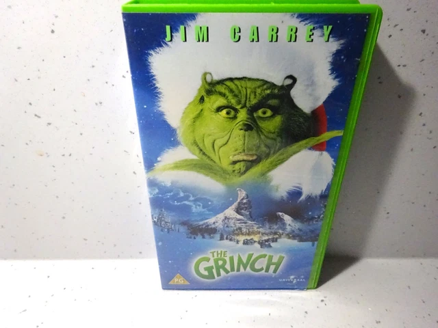 The Grinch, with Jim Carrey, VHS Video Tape. Cert: PG TESTED