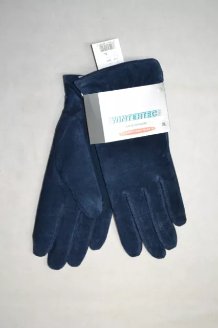 Fownes Thinsulate Microfibre Soft Loft Blue Women's Gloves XL NWT