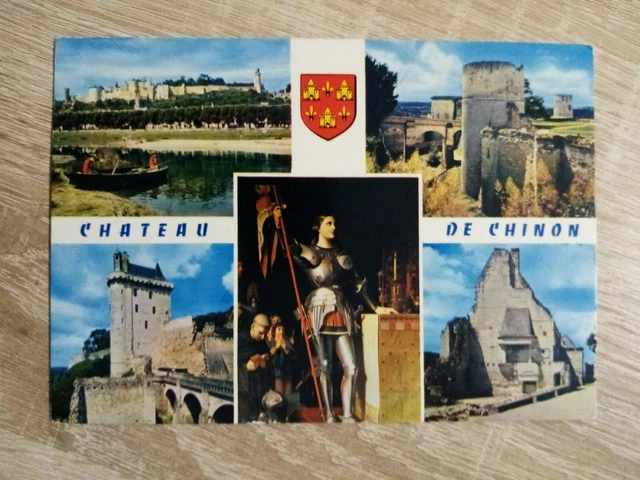Cpsm Cpm Chinon Castle Different Views