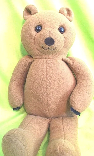 Vintage 1981 Fisher Price Mama Brown Teddy Bear Stuffed Animal Plush Toy 15” Htf