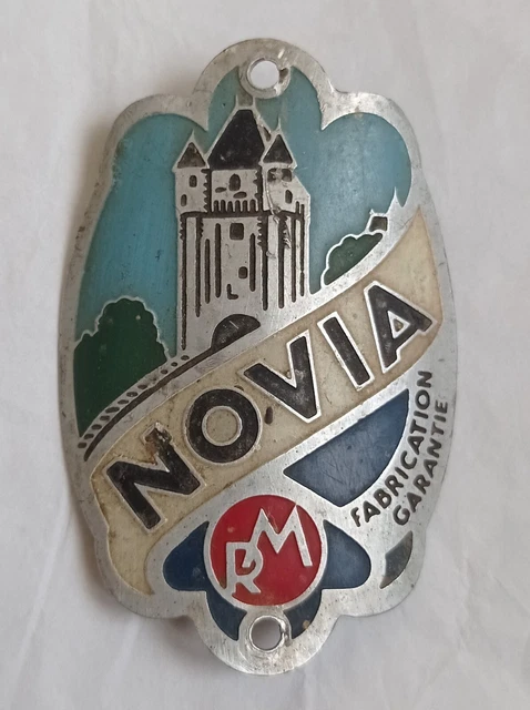 Ancienne Plaque Vélo Mercier En Aluminium - Vintage Cyclisme