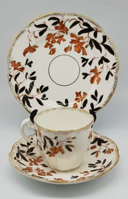 Victorian SF & Co (Early Crown Devon)  "Bath" Pattern Trio Cica 1892. 2