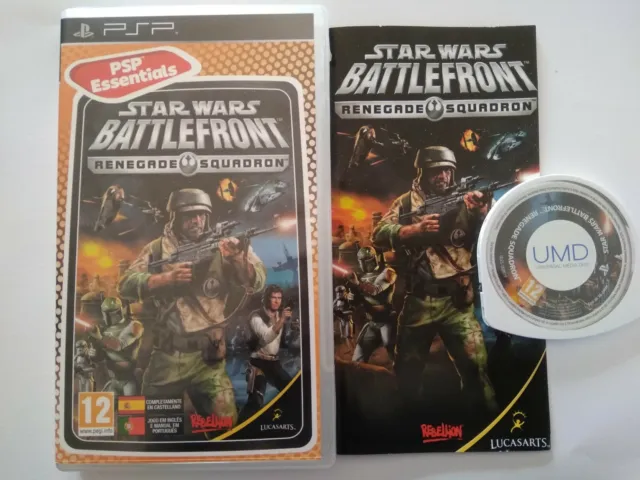 Star Wars Battlefront Renegade Squadron PSP Playstation Portable PAL (ES/PT)