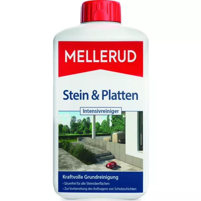 Mellerud Stein & Platten Intensivreiniger, säurefrei & kraftvol, 1 Liter