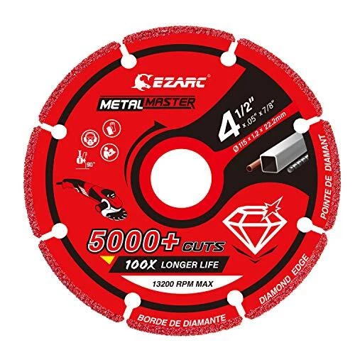Diamond Cutting Wheel 4-1/2 x 7/8 Inch for Metal, Cut Off Wheel