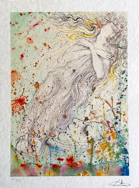 Lithographie Originale Salvador Dalí - Signée Et Numérotée à La Main Avec COA