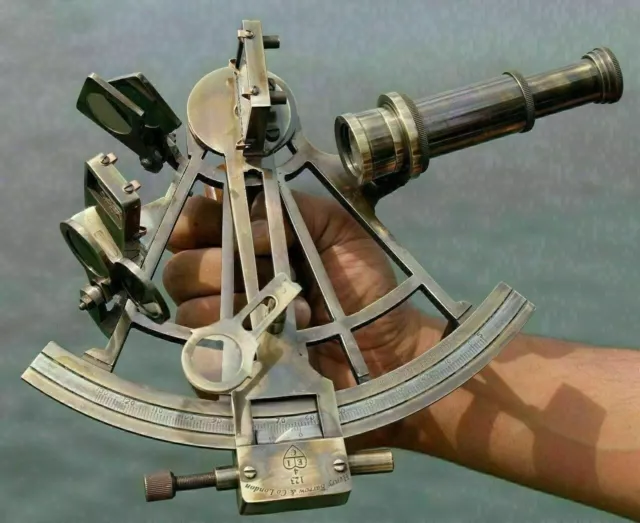 8 "Instrument d'Astrolabe de Navigation Sextant Laiton Nautique Marine...