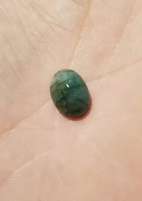 3.5 Cts Natural Emerald Certified Green Oval, loose gemstone