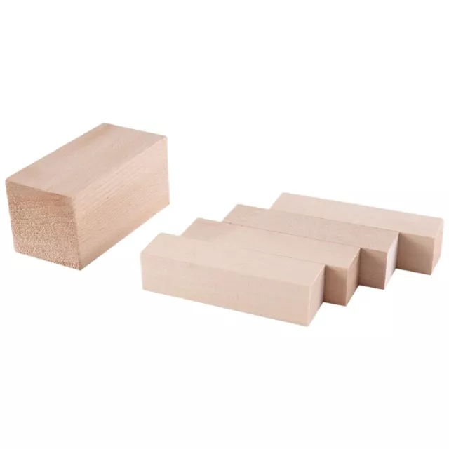 5 Pcs Carving Wood Blocks Whittling Wood Blocks Basswood Carving Blocks8963