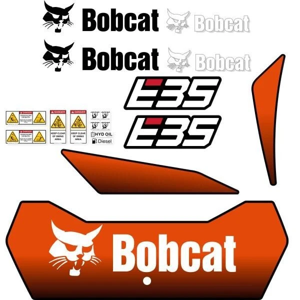 Bobcat 743 Decal Kit – Reproduction Aftermarket Sticker Set – Model 743