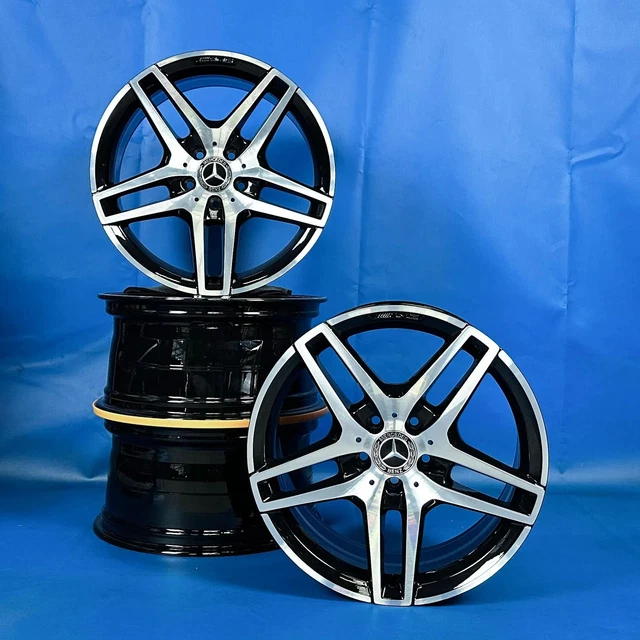 Mercedes-Benz S212 AMG 18-9J+54 pcd112② バリ溝タイヤ付き  