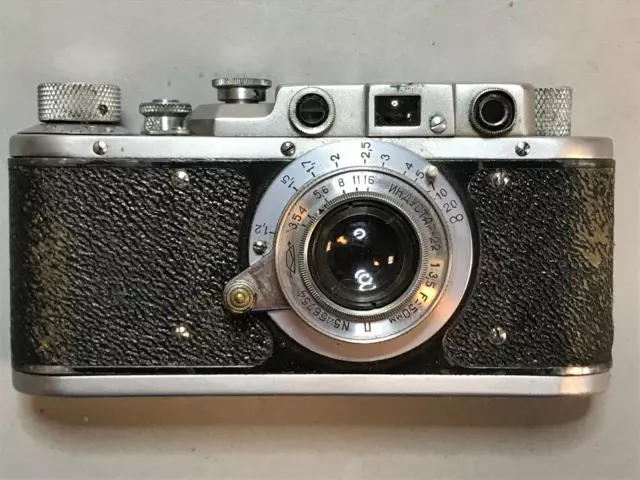 Zorki-1 KMZ Vintage 1955 USSR Russian RF 35mm Camera +Lens Industar-22 f3.5/50mm